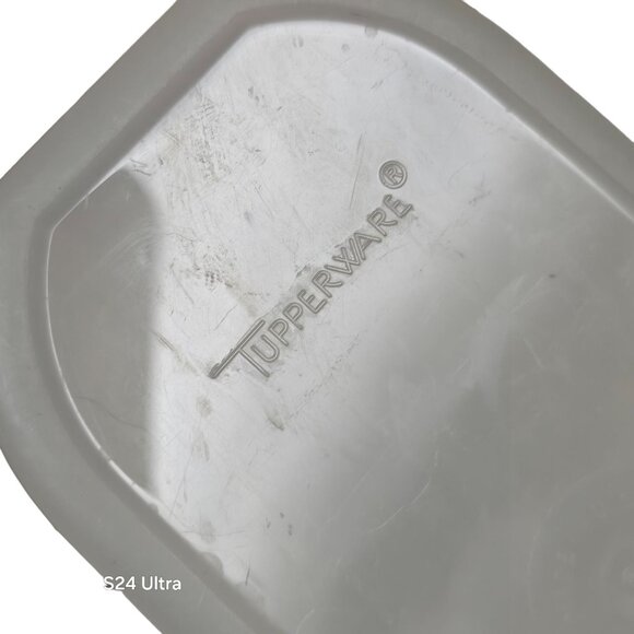 Vtg Tupperware Modular Mates #1615-2 11" Tall Oval Container W/ Lid 12 1/4 Cup - Picture 12 of 13